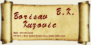 Borisav Kuzović vizit kartica